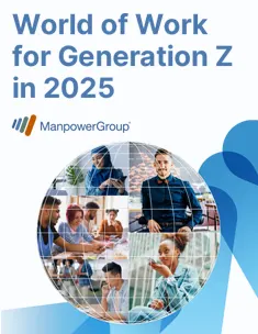 Gen Z World of Work Outlook 2025 cover